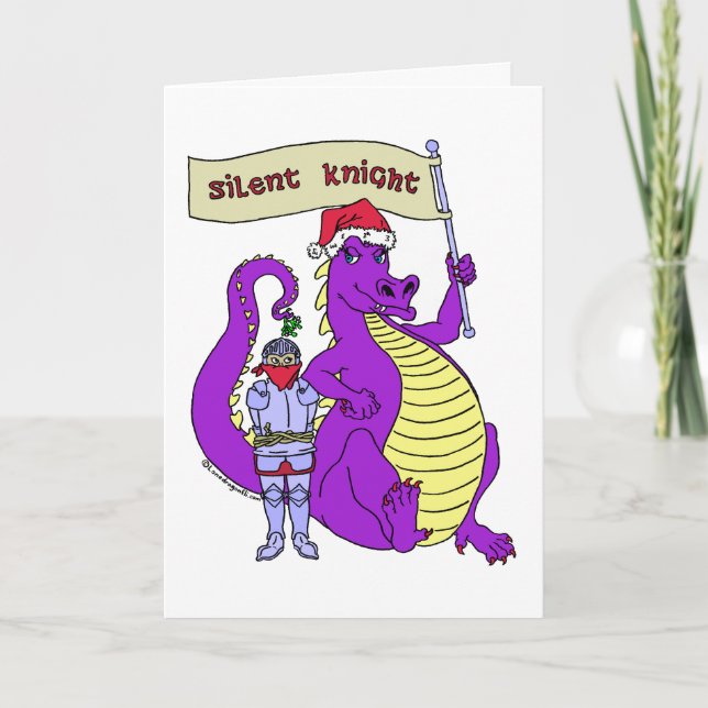 Cartão De Festividades Silent Knight (Frente)