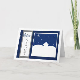 Cartão De Festividades Silent Night greeting card