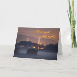 Cartão De Festividades Silent night,holy night