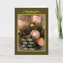 Cartão De Festividades Silent Night Holy Night