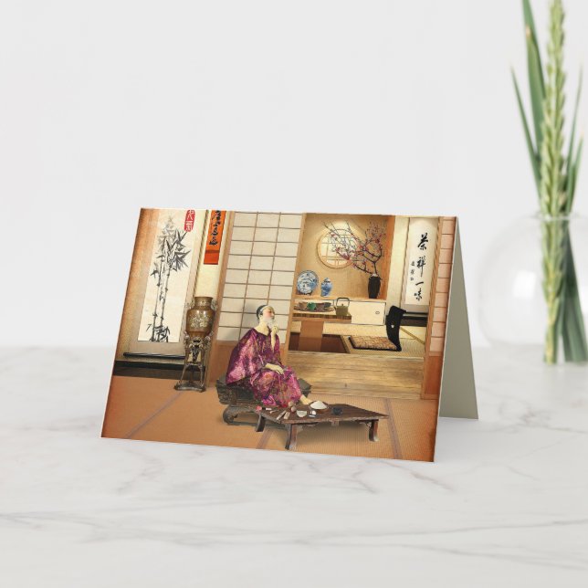 Cartão De Festividades Silky Rice Powder (Frente)