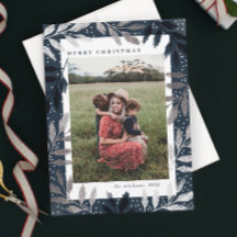 Silver Foil Branches Feliz Natal 3 Foto