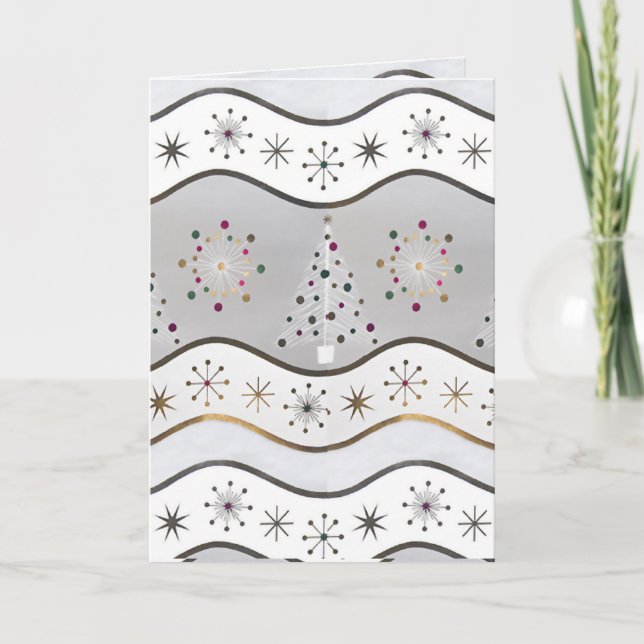 Cartão De Festividades Silver Solstice (Frente)