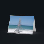 Cartão De Festividades Silver Tree<br><div class="desc">Blank on the inside so you can add your own words.</div>