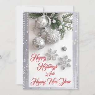 Cartão De Festividades Silverbell Sparkle, simplesmente inspirado no Nata
