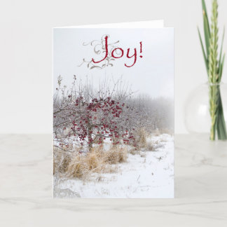 Cartão De Festividades Simple Country Christmas greeting cards