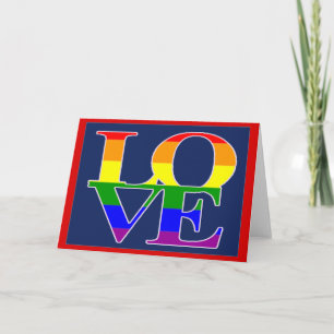 Cartão De Festividades Simples Elegantes e Lindos Valentines do Orgulho G