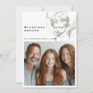 Cartão De Festividades Sinais De Larga Sobre O Natal Religioso