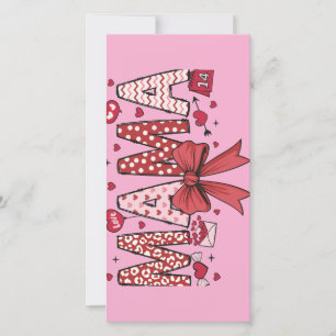 Cartão De Festividades Sinal da Mamãe Valentine