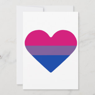 Cartão De Festividades Sinalizador do Orgulho Bissexual