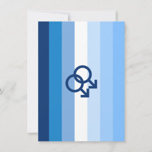 Cartão De Festividades Sinalizador do Orgulho Maleável do Gay MLM