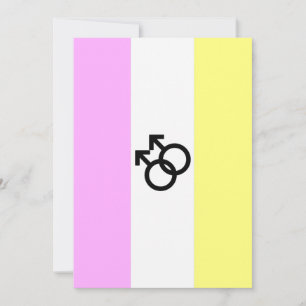 Cartão De Festividades Sinalizador do Orgulho Twink