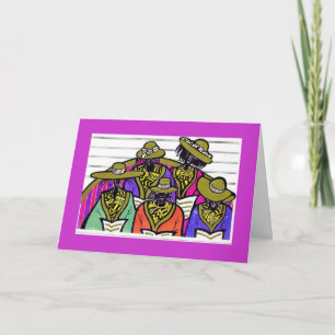 CARTÃO DE FESTIVIDADES SING CHOIR SING