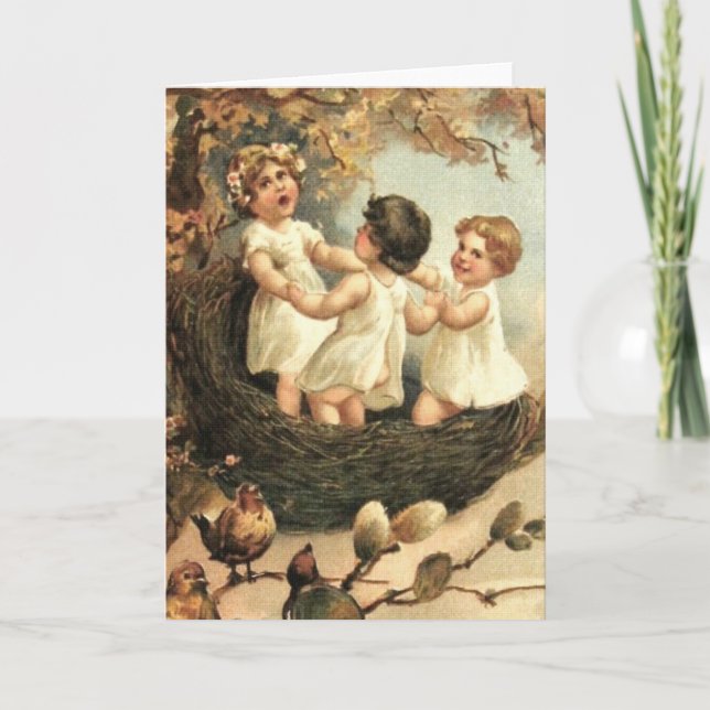 Cartão De Festividades Sing of Spring! (Frente)