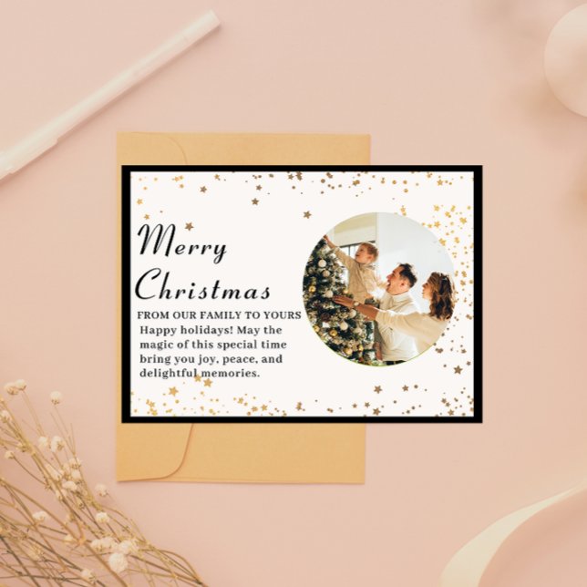 Cartão De Festividades Sinos, Sorrisos Brilhantes e Corações Felizes (Jingle Bells, Sparkling Smiles, and Happy Hearts Holiday Card)