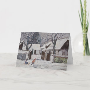 Cartão De Festividades Sledim Stanislav Stanek