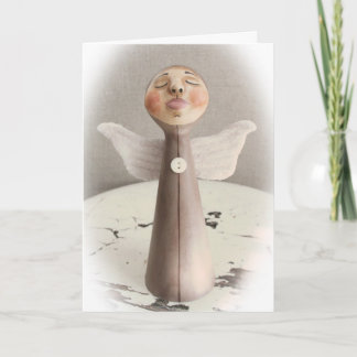 Cartão De Festividades Sleeping Angel Christmas Card