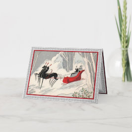 Cartão De Festividades Sleigh Ride Sophisticates