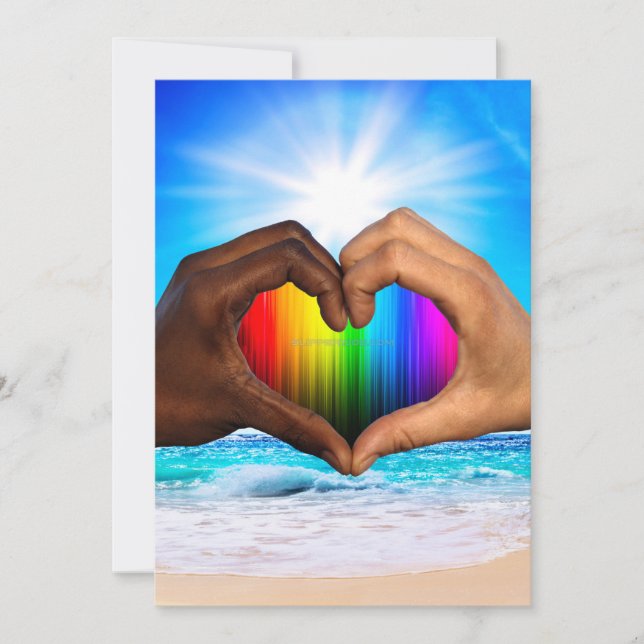 Cartão De Festividades SlipperyJoe tem duas mãos coradas, homens inter-ra (Frente)