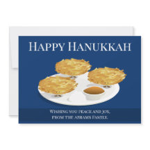 Smiley Latkes Cartoon Holiday Hanukkah