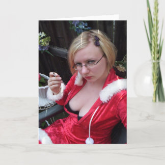 Cartão De Festividades Smoke Break