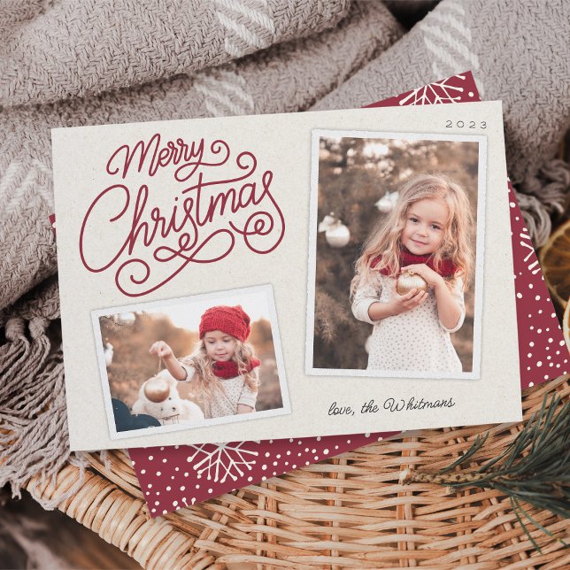 Cartão De Festividades Snapshot de Fotografia do Script 2 Snowfall (Criador carregado)