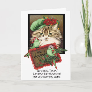 Cartão De Festividades Snarkalicious Christmas Card Eat Whatever You Want