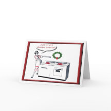 Snarkalicious Christmas Card No Major Appliances