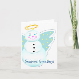 Cartão De Festividades Snow Angel Greeting Card