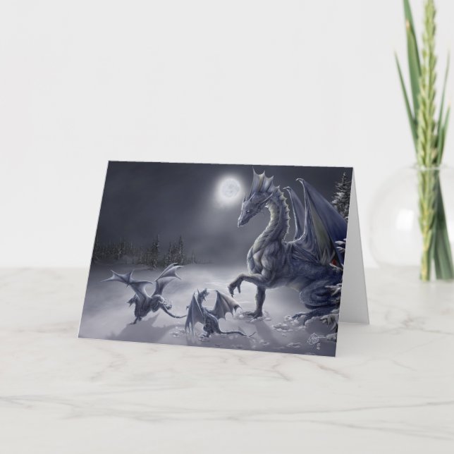 Cartão De Festividades Snow Day Card (Frente)