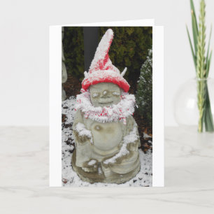 Cartão De Festividades Snow Elf Buddha