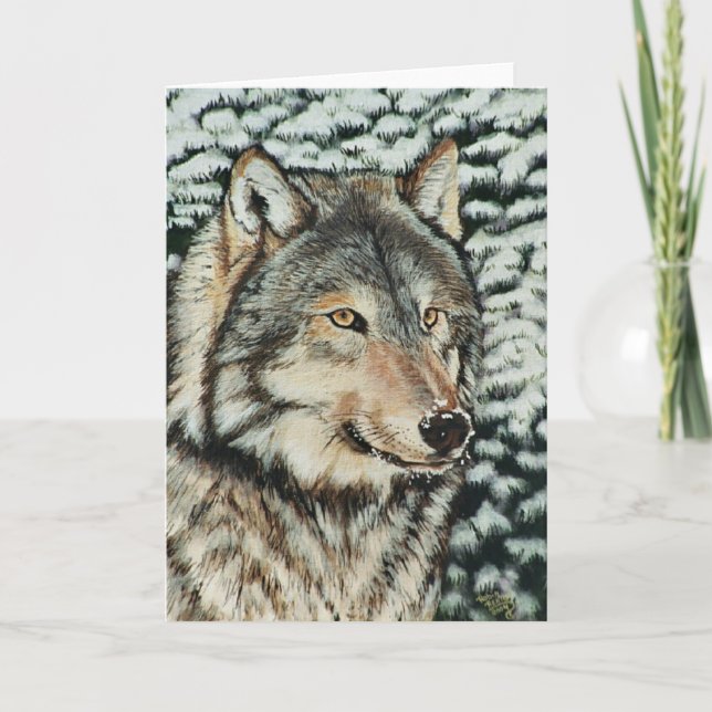 Cartão De Festividades "Snow on Da Nose" Christmas Card (Frente)