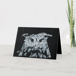 Cartão De Festividades Snow Owl