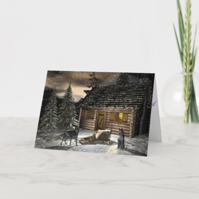 Cartão De Festividades Snowbound (Frente)