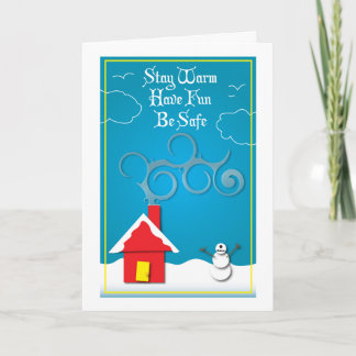 Cartão De Festividades Snowclops Winter Card