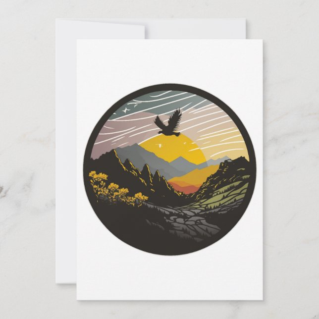 Cartão De Festividades Snowdonia (Frente)