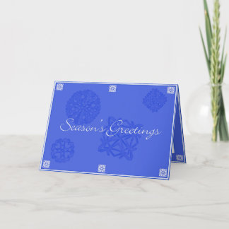 Cartão De Festividades Snowflake 10 Season's Greetings Card