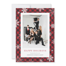 Snowflake Red Buffalo Xadrez Business