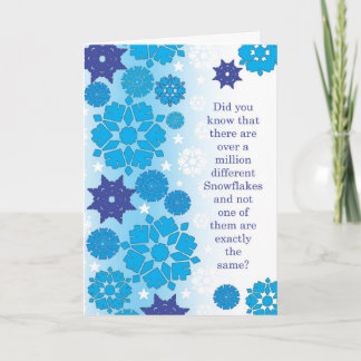 Cartão De Festividades Snowflakes