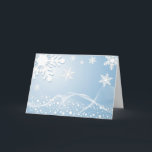 Cartão De Festividades Snowflakes<br><div class="desc"></div>