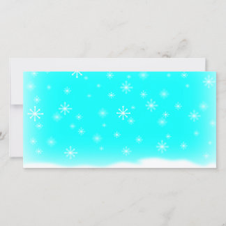CARTÃO DE FESTIVIDADES SNOWFLAKES BABYBLUE