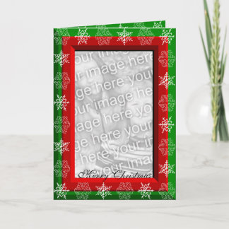 Cartão De Festividades Snowflakes greetings 1