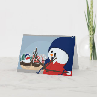 Cartão De Festividades Snowman Stansfield