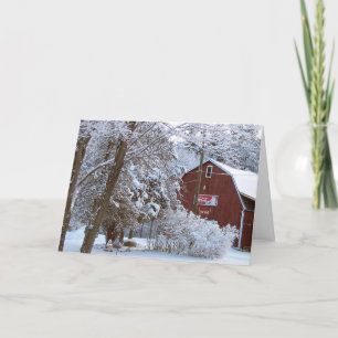 CARTÃO DE FESTIVIDADES SNOWY BARN