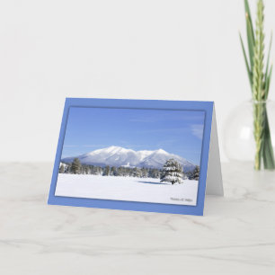 Cartão De Festividades Snowy San Francisco Picos Dentro Personalizado Sau