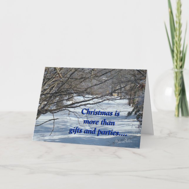 Cartão De Festividades SnowyLane-customize (Frente)