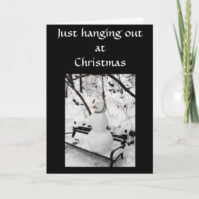 CARTÃO DE FESTIVIDADES SÓ ESTAVA NO NATAL (Frente)