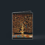 Cartão De Festividades Sob a árvore da vida, Gustav Klimt,<br><div class="desc">Sob a Árvore da Vida,  Gustav Klimt,  Cartão Saudável</div>