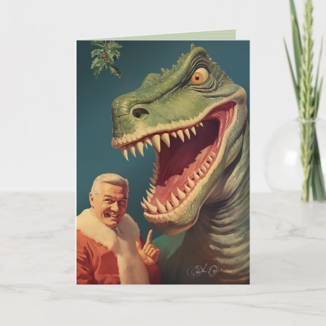 Cartão De Festividades Sob a Mistura (Frente)