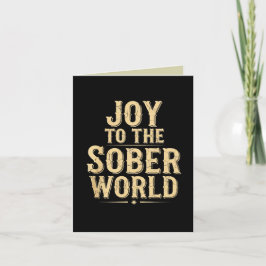 Cartão De Festividades Sober natal